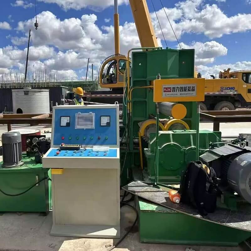 3 Roll Hydraulic Plate Bending Machine For Oil Pipes