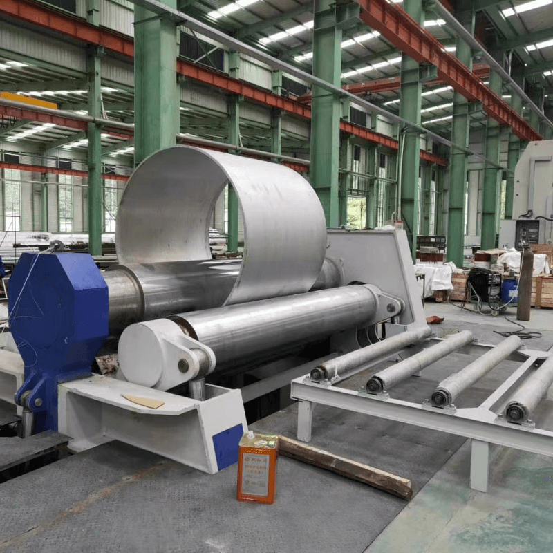 3 Roll Bending Machine For Trailers and Ships