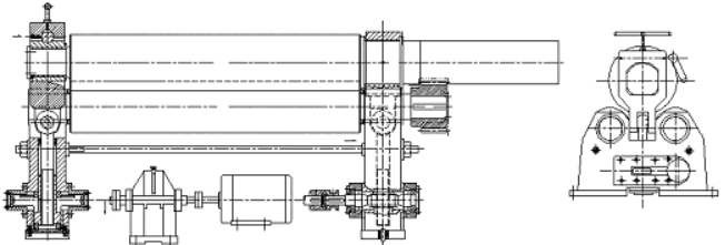3 Roll Mechanical Rolling Machine