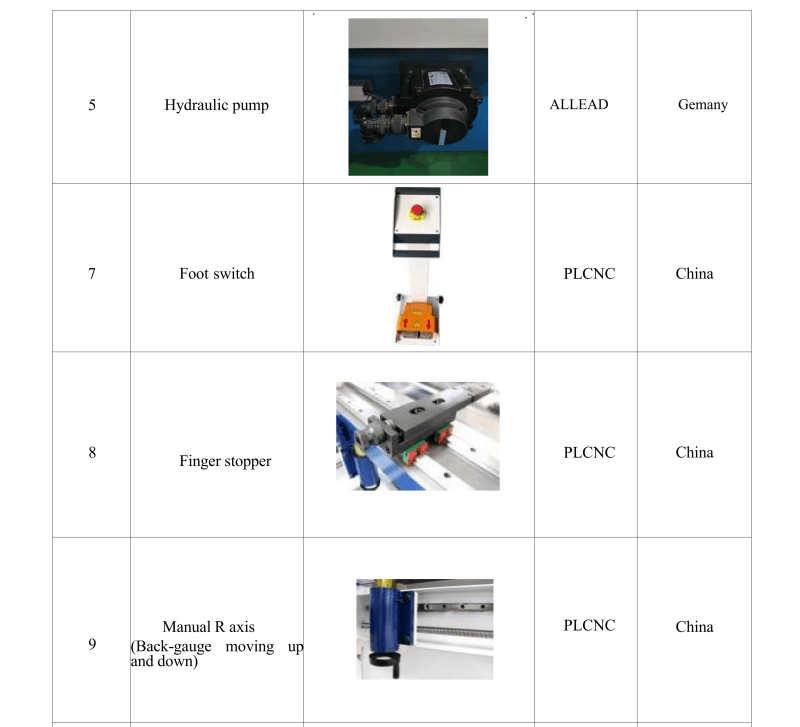 NC press brake